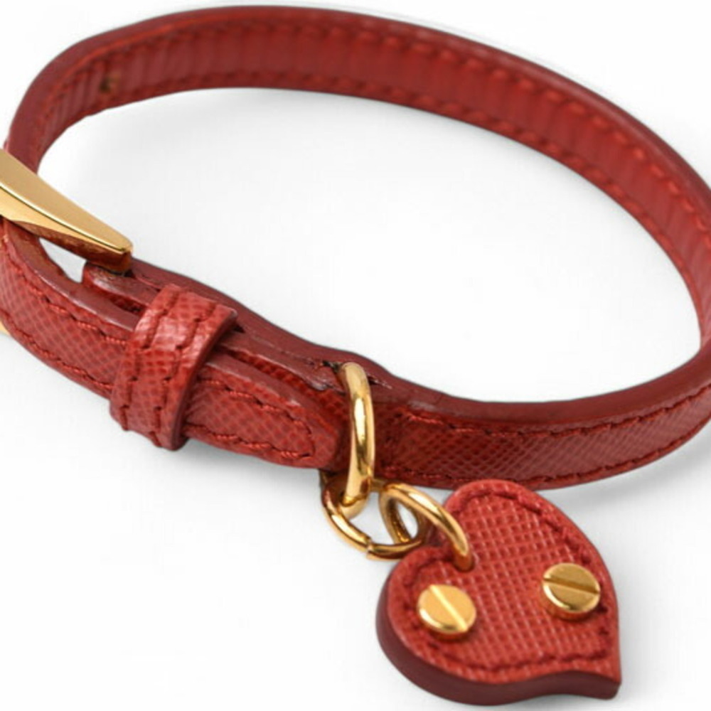 PRADA Red Saffiano Bracelet